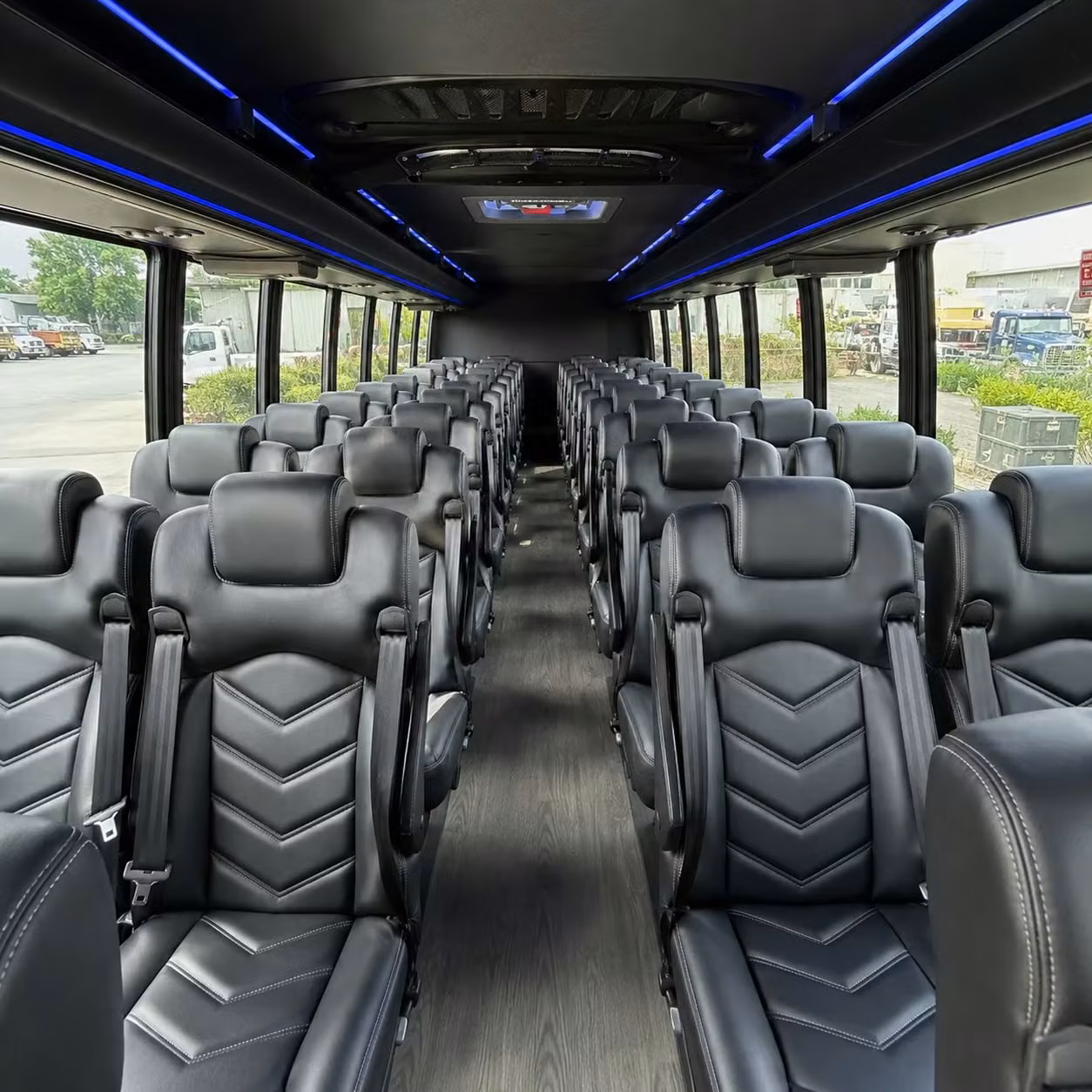 25 passenger minibus inside