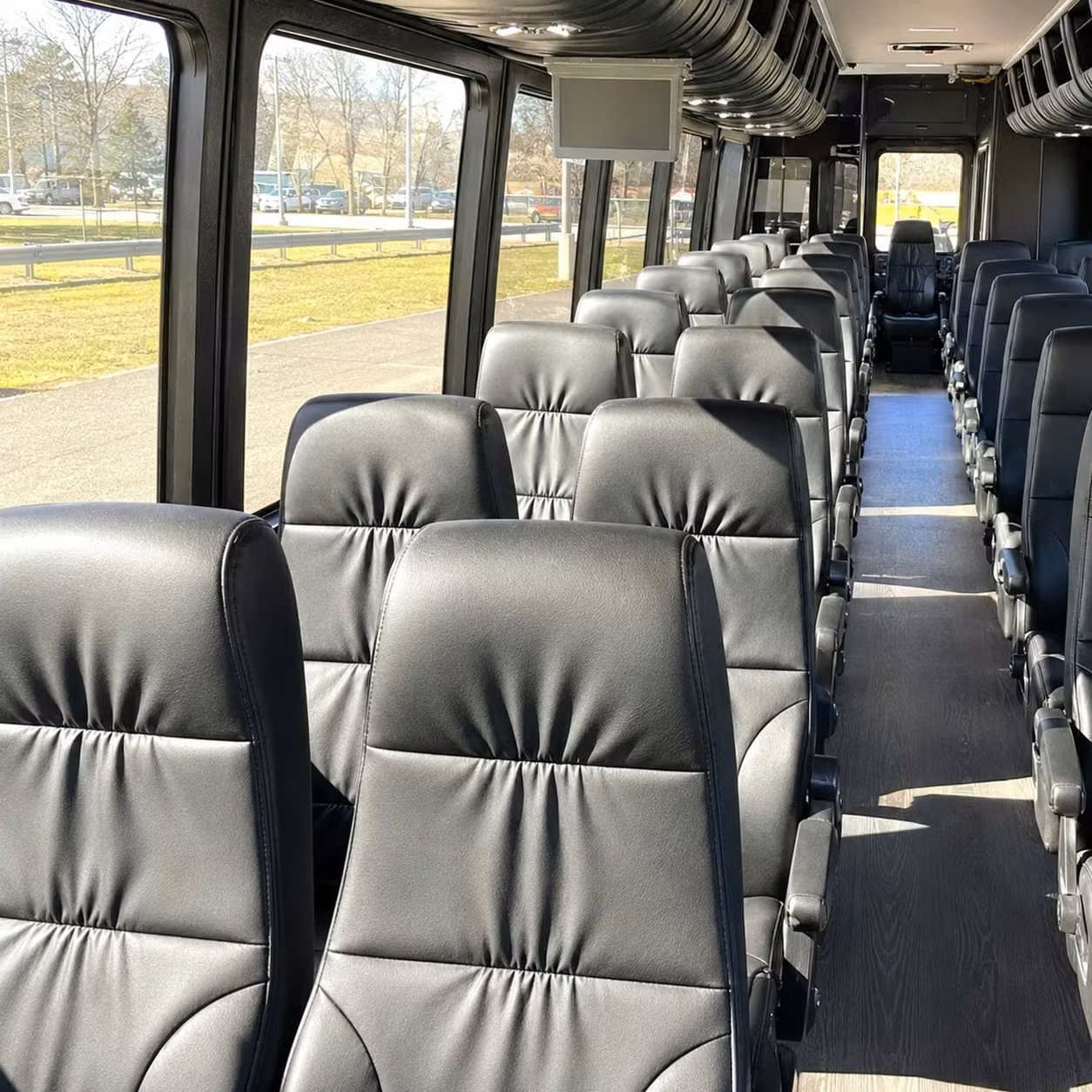 35 passenger minibus inside