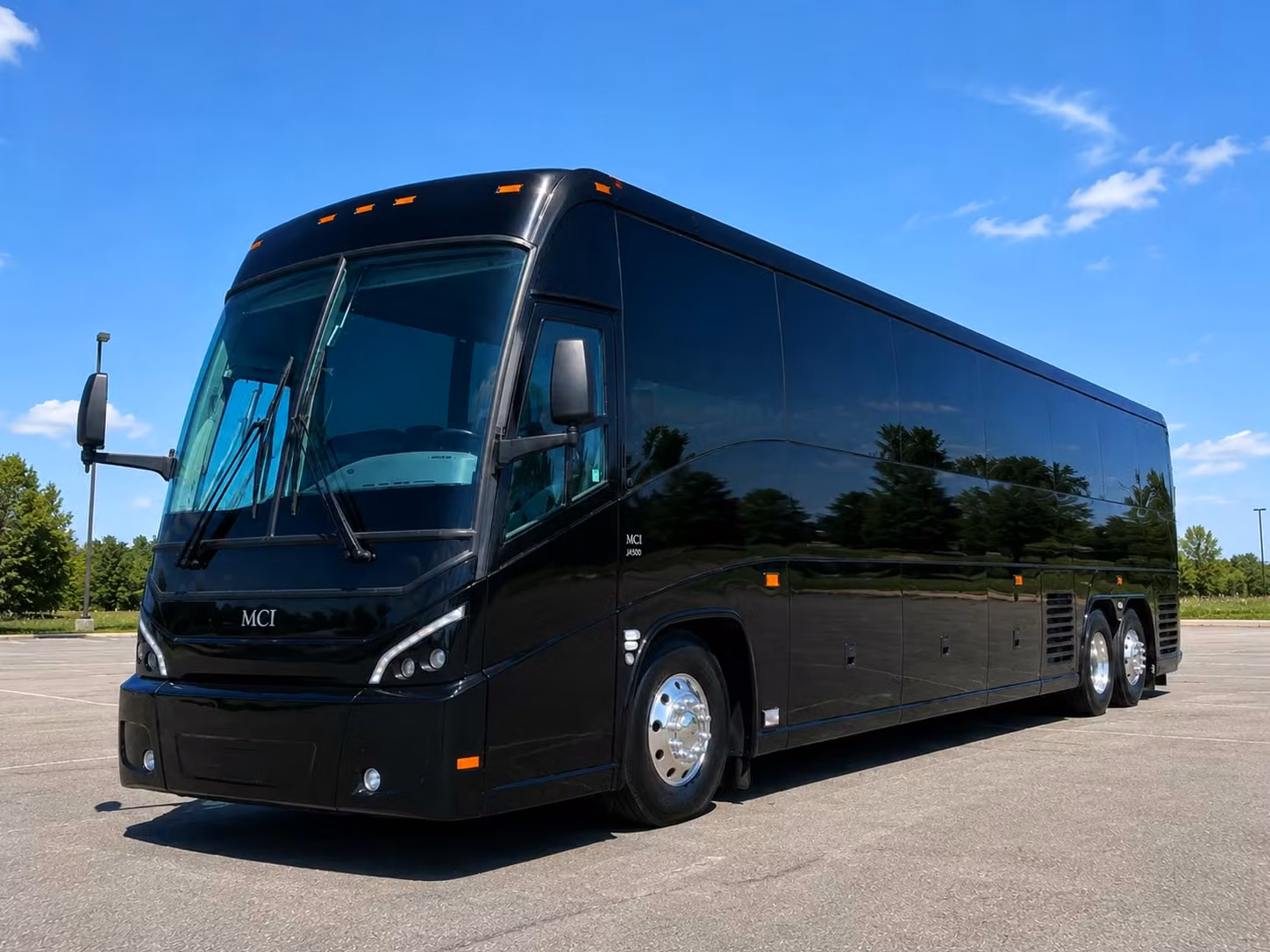 st louis charter bus rental exterior
