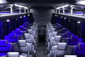 St Louis Charter Bus Interior