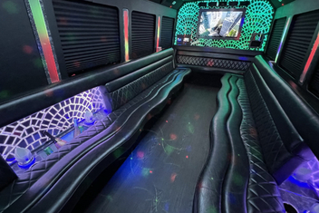 St Louis Limo Bus Interior