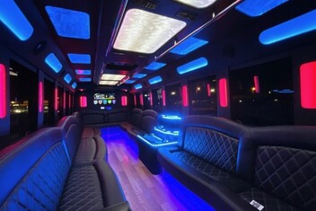 St Louis Limousine Bus Interior