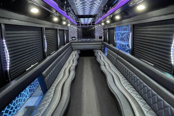 St Louis Party Bus Interior