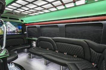 St Louis Sprinter Party Bus Interior